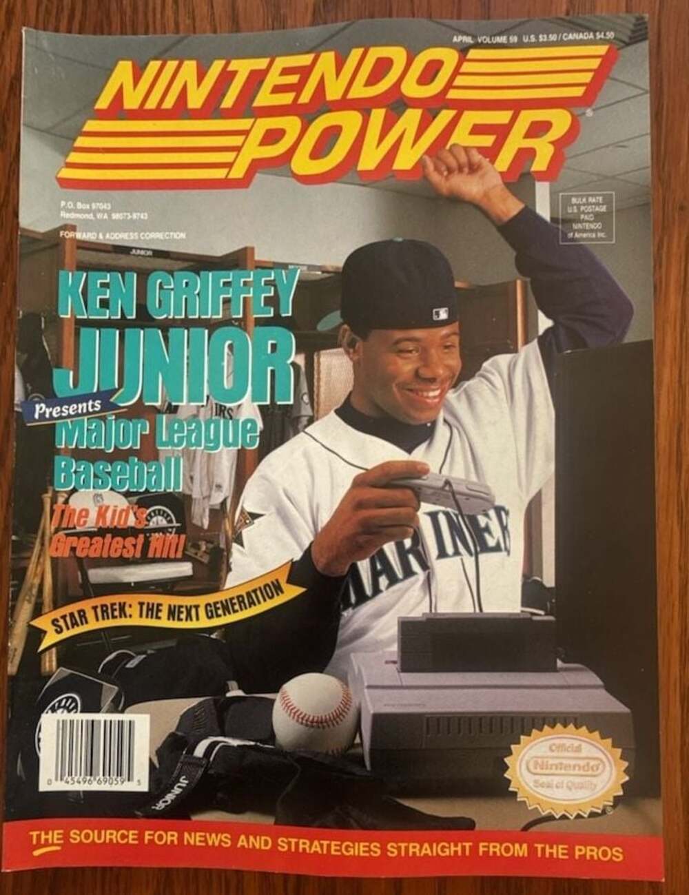 Nintendo Power Magazine April Volume 59 Ken Griffey Jr. (52)